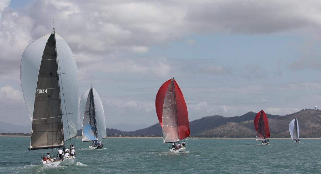The race leaders head towards the partking lot on Day 2 of the SeaLink Magnetic Island Race Week.  © Tracey Johnstone SMIRW Media